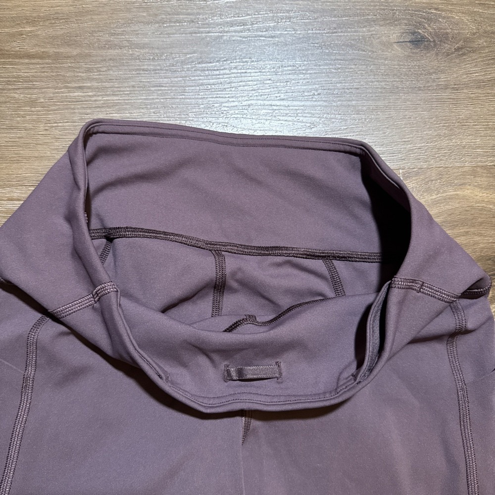 Lululemon Pace Rival Crop‎ 22" Pants Womens Size 6 Cherry Cola Capri Leggings - Picture 4 of 10